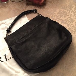 Furla pebble leather bag